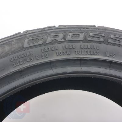 5.  245 45 20 2x CONTINENTAL 245/45 R20 103W XL CrossContact UHP M+S  Sommerreifen 2021 VOLL 