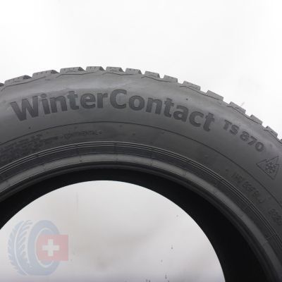5. 195 65 15 2x CONTINENTAL 195/65 R15 91T WinterContact TS870 Winterreifen 2024 8,5mm 