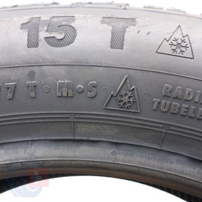 2. 165 60 15 2x CONTINENTAL 165/60 R15 77T ContiWinterContact TS850 Winterreifen 2016 VOLL Wie Neu