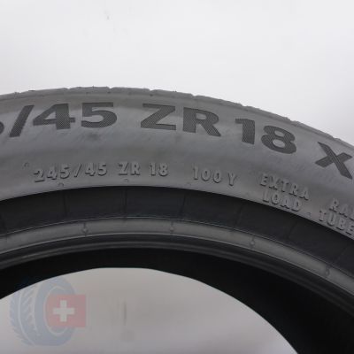 4. 245 45 18 2x CONTINENTAL 245/45 R18 100Y XL SportContact 7 MO1 Sommerreifen 2023 6,2mm