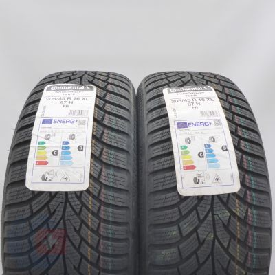  205 45 16 2x Continental 205/45 R16 87H XL WinterContact TS 870 Winterreifen 2022 VOLL