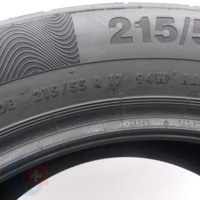 5. 215 55 17 4x CONTINENTAL 215/55 R17 94W ContiPremiumContact 5 SEAL Sommerreifen 2023 6,5-7mm