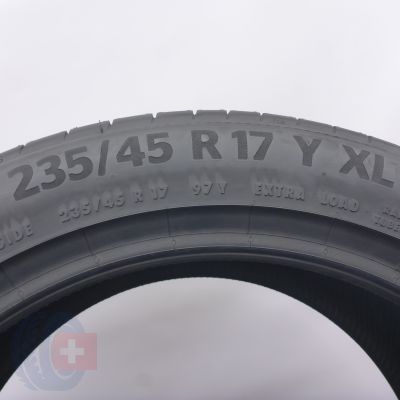 4. 235 45 17 1x CONTINENTAL 235/45 R17 97Y XL PremiumContact 6 Sommerreifen 2020  VOLL WIE NEU