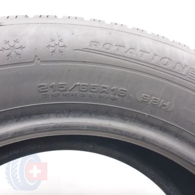 6. 215 65 16 4x DUNLOP 215/65 R16 98H Winter Sport 5 Winterreifen 2022 7,2-8mm