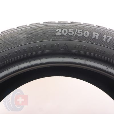 8. 205 50 17 4x CONTINENTAL 205/50 R17 93V XL ContiContact TS815 Seal Ganzjahresreifen 2017, 2018 6,8-7mm