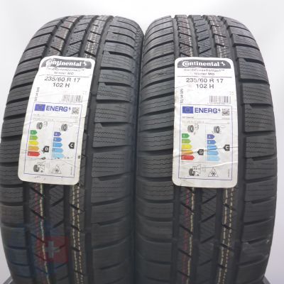 4.  235 60 17 4x CONTINENTAL 235/60 R17 102H ContiCrossContact Winter MO Winterreifen 2023 VOLL WIE NEU  4.  235 60 17 4x CONTINENTAL 235/60 R17 102H ContiCrossContact Winter MO Winterreifen 2023 VOLL WIE NEU