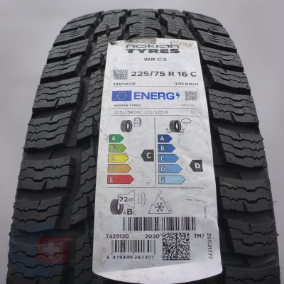 225 75 16C 1x NOKIAN 225/75 R16C 121/120R WRC3 Winterreifen 2021 WIE NEU VOLL
