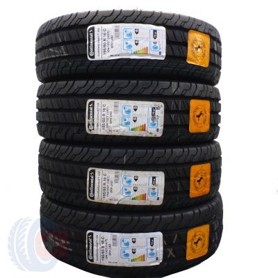 195 65 16C 4x CONTINENTAL 195/65 R16C 104/102T ContiVanContact 100 Sommerreifen 2018, 2019 WIE NEU 