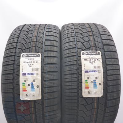 275 40 20 4x CONTINENTAL 275/40 R20 106V XL WinterContact TS 860 S Winterreifen 2023 VOLL WIE NEU 