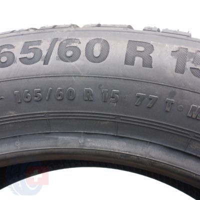 6. 165 60 15 2x CONTINENTAL 165/60 R15 77T ContiWinterContact TS850 Winterreifen 2016 VOLL Wie Neu