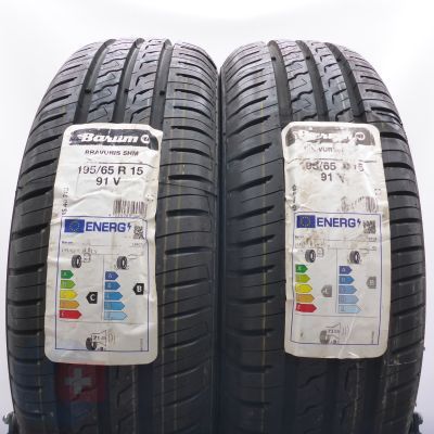 195 65 15 2x BARUM 195/65 R15 91V Bravuris 5HM Sommerreifen 2021 VOLL Ungebraucht