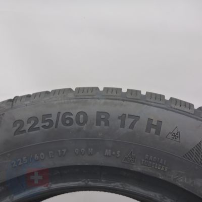 6. 225 60 17 2x CONTINENTAL 225/60 R17 99H XL WinterContact TS 850 P Winterreifen 2021/22 VOLL