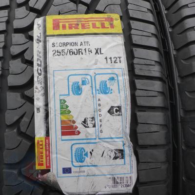 2. 255 60 18 2x PIRELLI 255/60 R18 112T XL Scorpion Atr Sommerreifen M+S 2018 WIE NEU VOLL