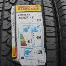 2. 255 60 18 2x PIRELLI 255/60 R18 112T XL Scorpion Atr Sommerreifen M+S 2018 WIE NEU VOLL