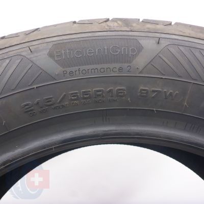 5. 215 55 16 2x GOODYEAR 215/55 R16 97W XL EfficientGrip Performance 2 Sommerreifen 2023 VOLL WIE NEU 