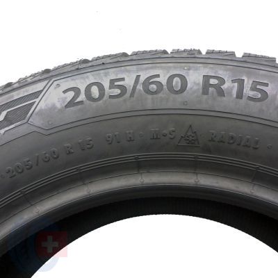 5. 205 60 15 2x BARUM 205/60 R15 91H Polaris 5 Winterreifen 2021 VOLL WIE NEU