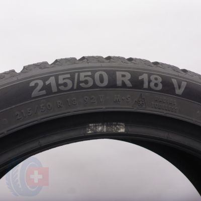 5. 215 50 18 2x SEMPERIT 215/50 R18 92V Speed-Grip5 Winterreifen 2023 9-8,5mm