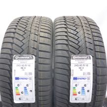245 45 18 2x CONTINENTAL 245/45 R18 96V WinterContact TS 850 P Winterreifen 2023