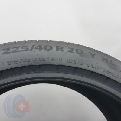 8.  225 40 20 4x CONTINENTAL 225/40 R20 94Y XL PremiumContact 6 Sommerreifen 2021 Ungebraucht  