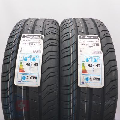 4. 225 55 17 4x CONTINENTAL 225/55 R17 101V ContiVanContact 200 Letnie 2020 VOLL 