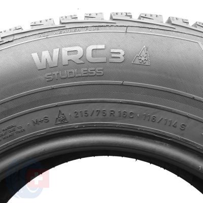 5. 2 x NOKIAN 215/75 R16C 116/114S WR C3 Winterreifen 2015 8-8,2mm