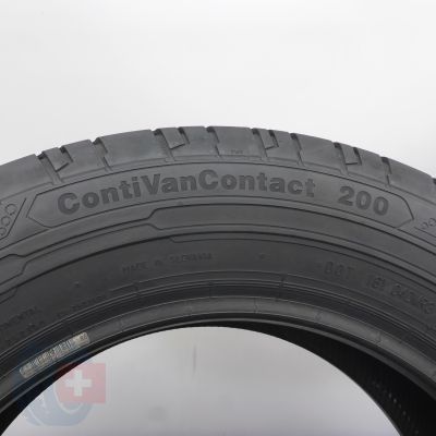 5. 205 65 16C 2x CONTINENTAL 205/65 R16C  107/105T ContiVanContact 200 Sommerreifen 2021 8,5-8,2mm