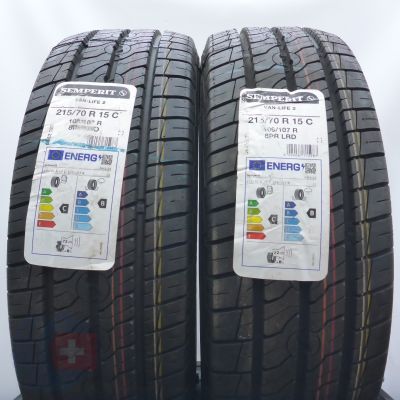  215 70 15C 2x SEMPERIT  215/70 R15C 109/107R Van-Life 2 Sommerreifen 2023 VOLL WIE NEU