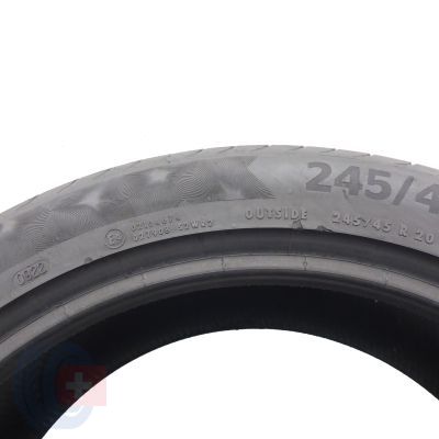 9. 245 45 20 4x CONTINENTAL 245/45 R20 99V PremiumContact 6 Sommerreifen 2022 7-7,2mm