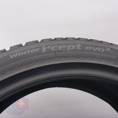 5. 245 40 20 2x HANKOOK 245/40 R20 99W XL Winter I cept evo 3 Winterreifen 2023 7-7,2mm