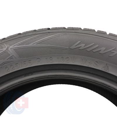 6. 225 55 18 4x VREDESTEIN 225/55 R18 102V XL Wintrac Pro Winterreifen 2019 7-7,7mm Wie Neu