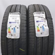 215 75 16C 2x CONTINENTAL 215/75 R16C 116/114R VanContact Ultra Sommerreifen 2022 WIE NEU VOLL