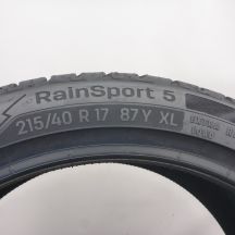 7.  215 40 17 4x UNIROYAL 215/40 R17 87Y XL RainSport 5 Sommerreifen 2026 Ungebraucht   