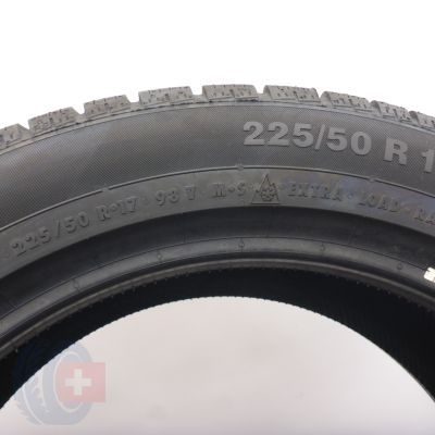 8. 225/50 R17 4x CONTINENTAL 98V ContiWinterContact TS830P RunFlat Winterreifen 2023 WIE NEU VOLL