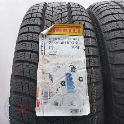 2. 225 60 18 2x PIRELLI 225/60 R18 104H XL Winter Sottozero 3 RFT BMW Winterreifen 2024 VOLL WIE NEU 
