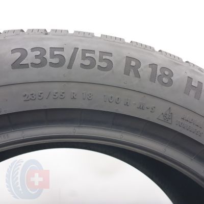 7. 235 55 18 4x CONTINENTAL 235/55 R18 100H WinterContact TS 870 P Winterreifen 2023 8,8-7,8mm  WIE NEU