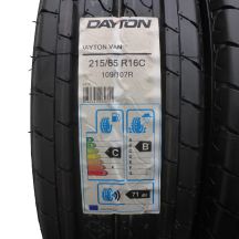 2. 4 x DAYTON 215/65 R16C 109/107R Van Sommerreifen 2018 WIE NEU VOLL