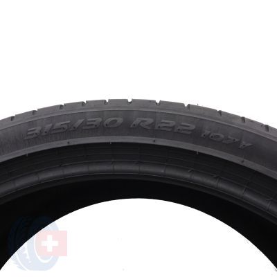 11. 2 x PIRELLI 315/30 R22 107Y P Zero PZ4 BMW Sommerreifen 2021 5,2mm