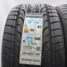 2. 255 40 17 2x DUNLOP 255/40 R17 98Y XL SP Sport Maxx Sommerreifen 2017 Ungebraucht  