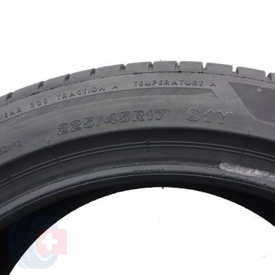 4. 225 45 17 2x BRIDGESTONE 225/45 R17 91Y Turanza 6 Sommerreifen 2023 6-6,8mm