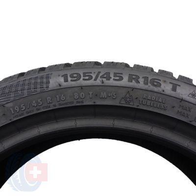 6. 195 45 16 4x CONTINENTAL 195/45 R16 80T WinterContact TS860 Winterreifen 2017 UNGEBRAUCHT