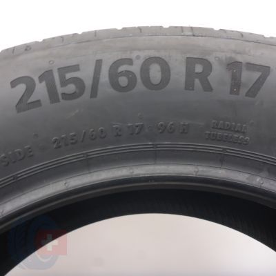 6.  215 60 17 4x CONTINENTAL  215/60 R17 96H EcoContact 6 Sommerreifen 2023 VOLL WIE NEU  
