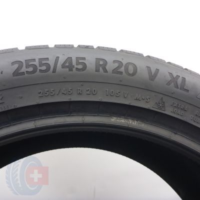 5. 255 45 20 1x CONTINENTAL 255/45 R20 105V XL WinterContact TS 870 P Winterreifen 2022 6,5mm