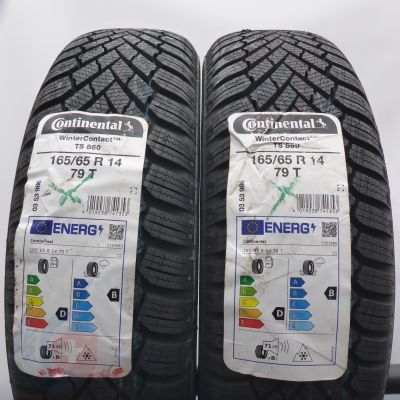 4. 165 65 14 4x CONTINENTAL 165/65 R14 79T WinterContact TS 860 Winterreifen 2022 UNGEBRAUCHT 