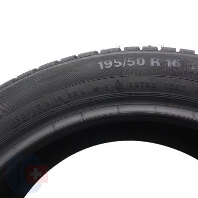 6. 195 50 16 4x CONTINENTAL 195/50 R16 88H XL ContiWinterContact TS830P AO Winterreifen 2018 WIE NEU VOLL
