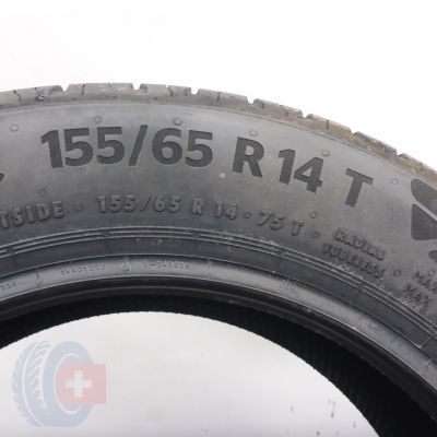 7. 155 65 14 4x CONTINENTAL 155/65 R14 75T EcoContact 6 Sommerreifen 2020 Ungebraucht  