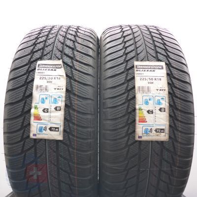 225 50 18 2x BRIDGESTONE 225/50 R18 95H Blizzak LM001 RFT BMW Winterreifen 2019 Ungebraucht  
