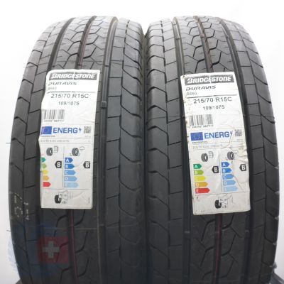  215 70 15C 2x BRIDGESTONE 215/70 R15C 109/107S Duravis R660 Sommerreifen 2024 Ungebraucht   