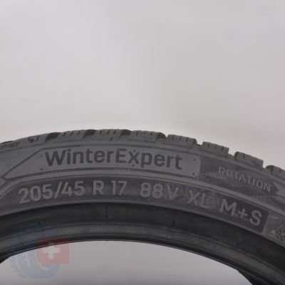 5. 205 45 17 2x UNIROYAL 205/45 R17 88V XL Winter Expert Winterreifen 2022 6,8-7,2mm
