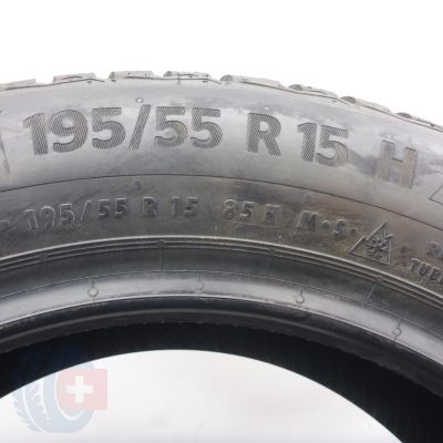 5. 195 55 15 2x CONTINENTAL 195/55 R15 85H WinterContact TS 870 Winterreifen 2022/23 Ungebraucht   