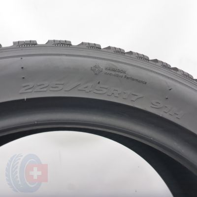 5. 225 45 17 2x HANKOOK 225/45 R17 91H Winter I Cept RS3 W462 Winterreifen 2022 6,2mm